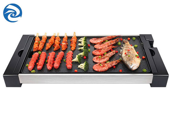 1800W ধোঁয়াবিহীন বৈদ্যুতিক BBQ গ্রিল 110V 220V 625x316x65mm