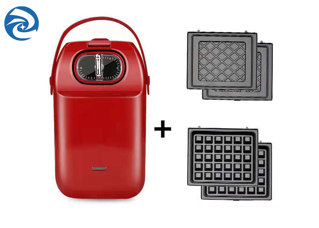 মিনি 650W মাল্টি ফাংশন স্যান্ডউইচ মেকার 220V ব্রেকফাস্ট