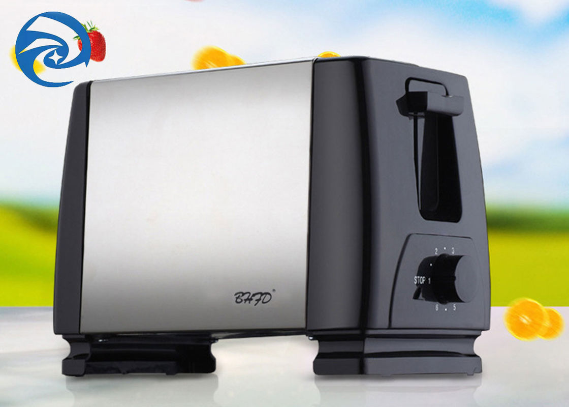 220V 750W ব্রেড টোস্টার 2 স্লাইস স্টেইনলেস স্টিল 6 গতি