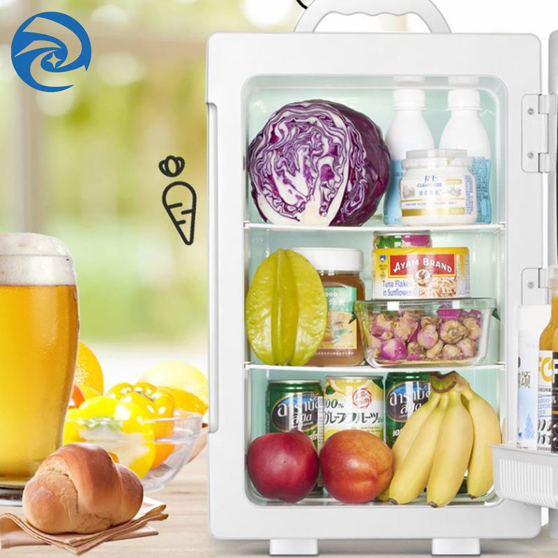 গৃহস্থালী 220V মিনি ফ্রিজ 13''X8.7''X8.7'' ডবল ডোর
