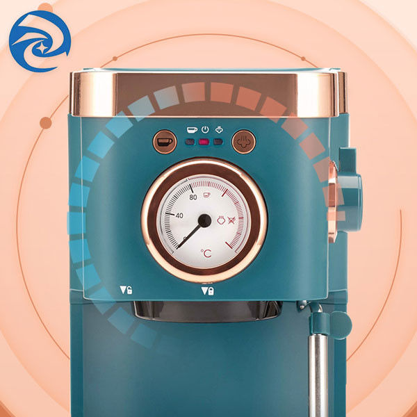সেমি অটোমেটিক হোম কফি মেশিন ছোট ইতালীয় 1050W বাড়ির জন্য দুধের সাথে
