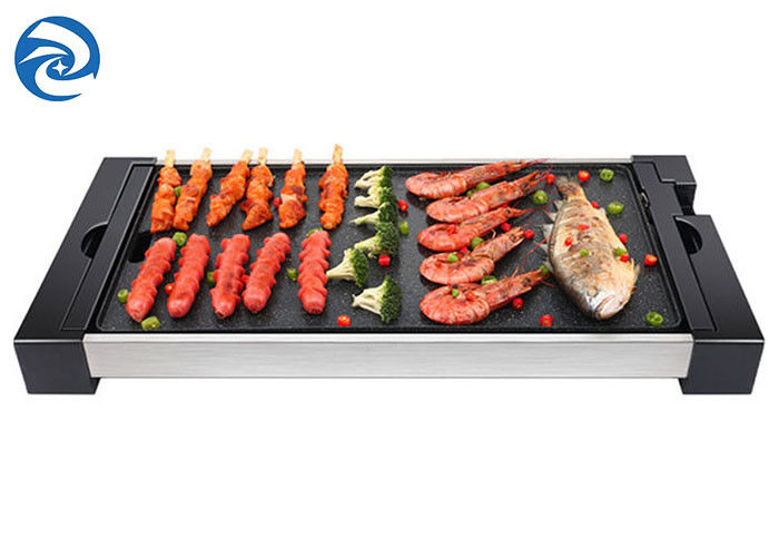 1800W ধোঁয়াবিহীন বৈদ্যুতিক BBQ গ্রিল 110V 220V 625x316x65mm