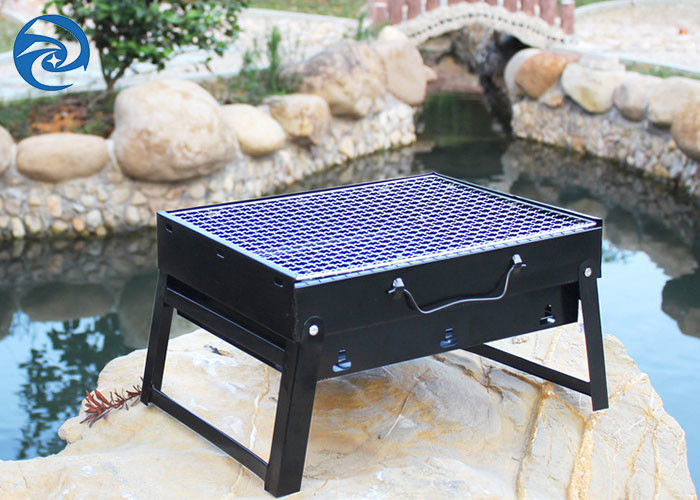 35cm×27cm×20cm স্টেইনলেস স্টীল পোর্টেবল ফোল্ডিং BBQ