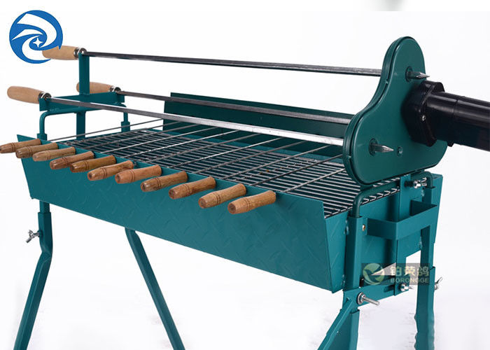 আউটডোর পোর্টেবল ফোল্ডিং BBQ গ্রিল 110×34cmx81cm মাংসের স্কেভার