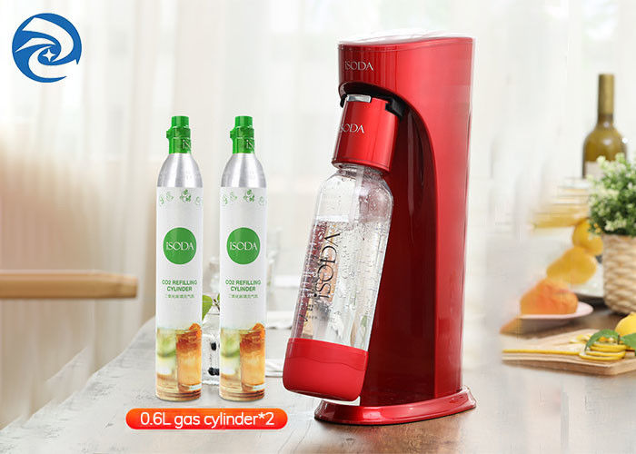 বেগুনি 0.6L ঘরে তৈরি সোডা মেশিন 180mmx115mmx400mm
