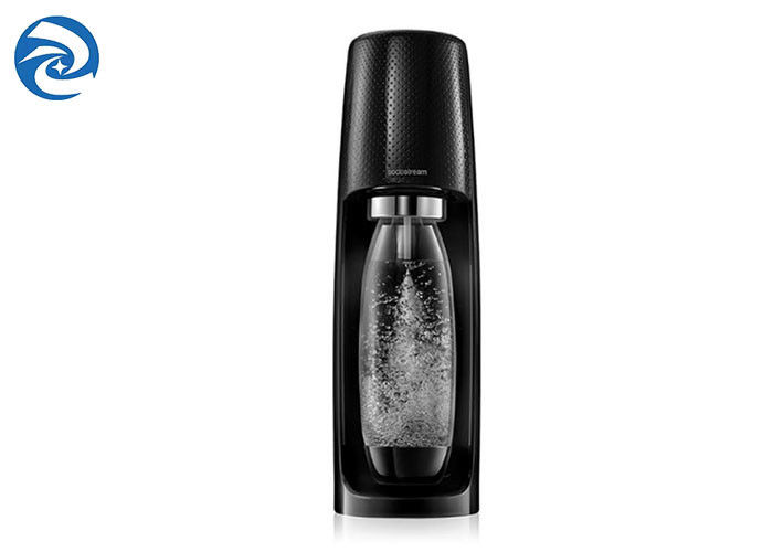পোর্টেবল CO2 সোডা বাবল ওয়াটার মেশিন 600ml কালো